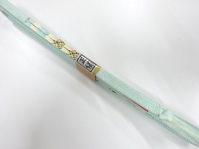 JAPANESE KIMONO / UNUSED HAND-TIED OBIJIME